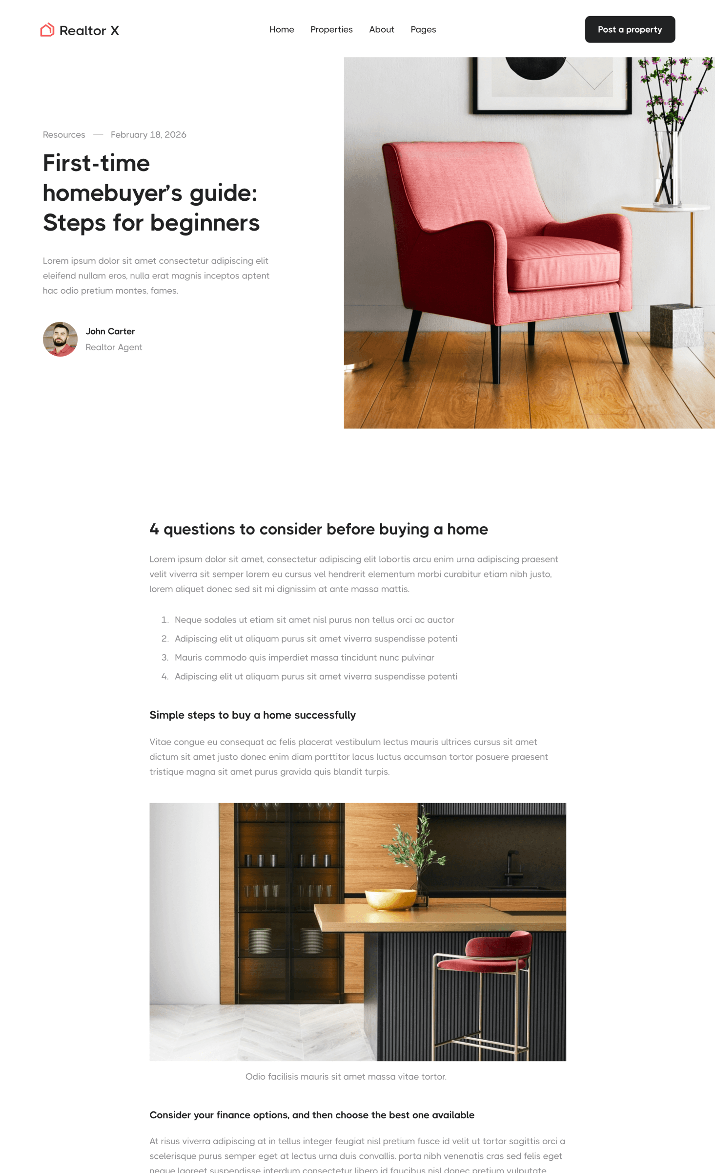 Blog Post - Framer Template